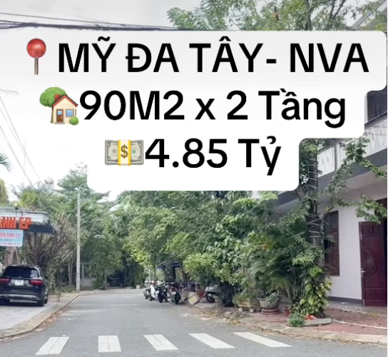 bán nhà đường mỹ đa tây 9,90m2x2 tầng, 4.xx Tỷ